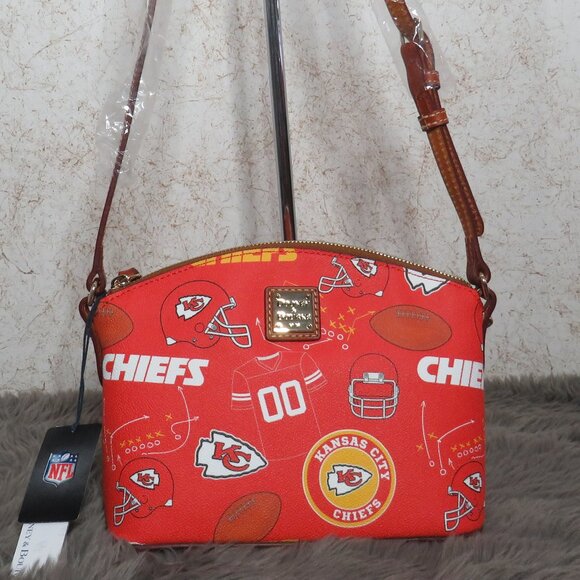 Dooney & Bourke NFL Kansas City Chiefs Suki Crossbody (Red) - Picture 1 of 6